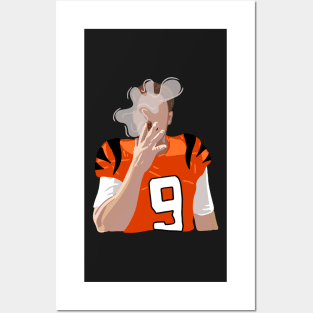 Joe Burrow Smoking Cigar Posters and Art